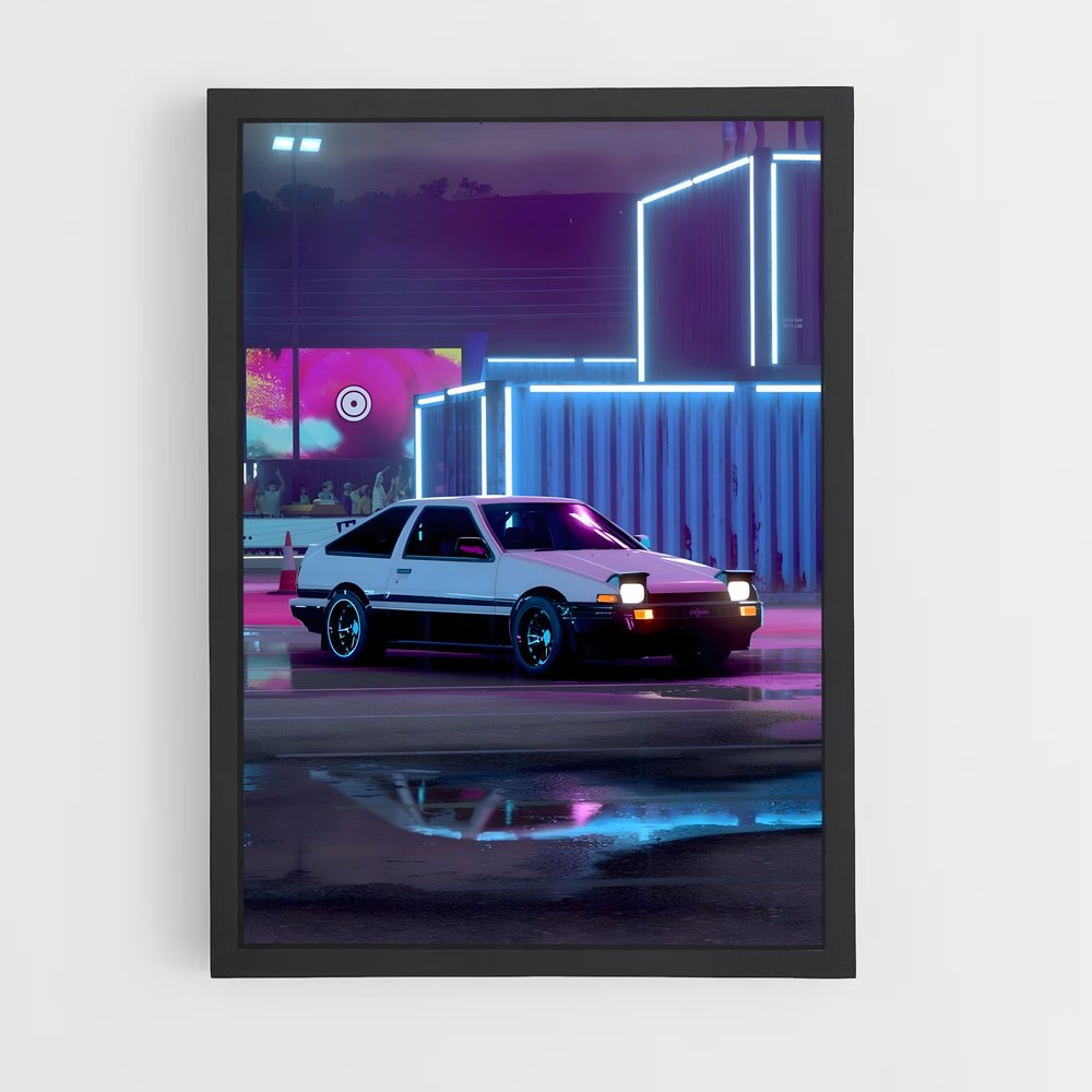 Poster Corolla ae magnifique – affiche Toyota (vue 2)